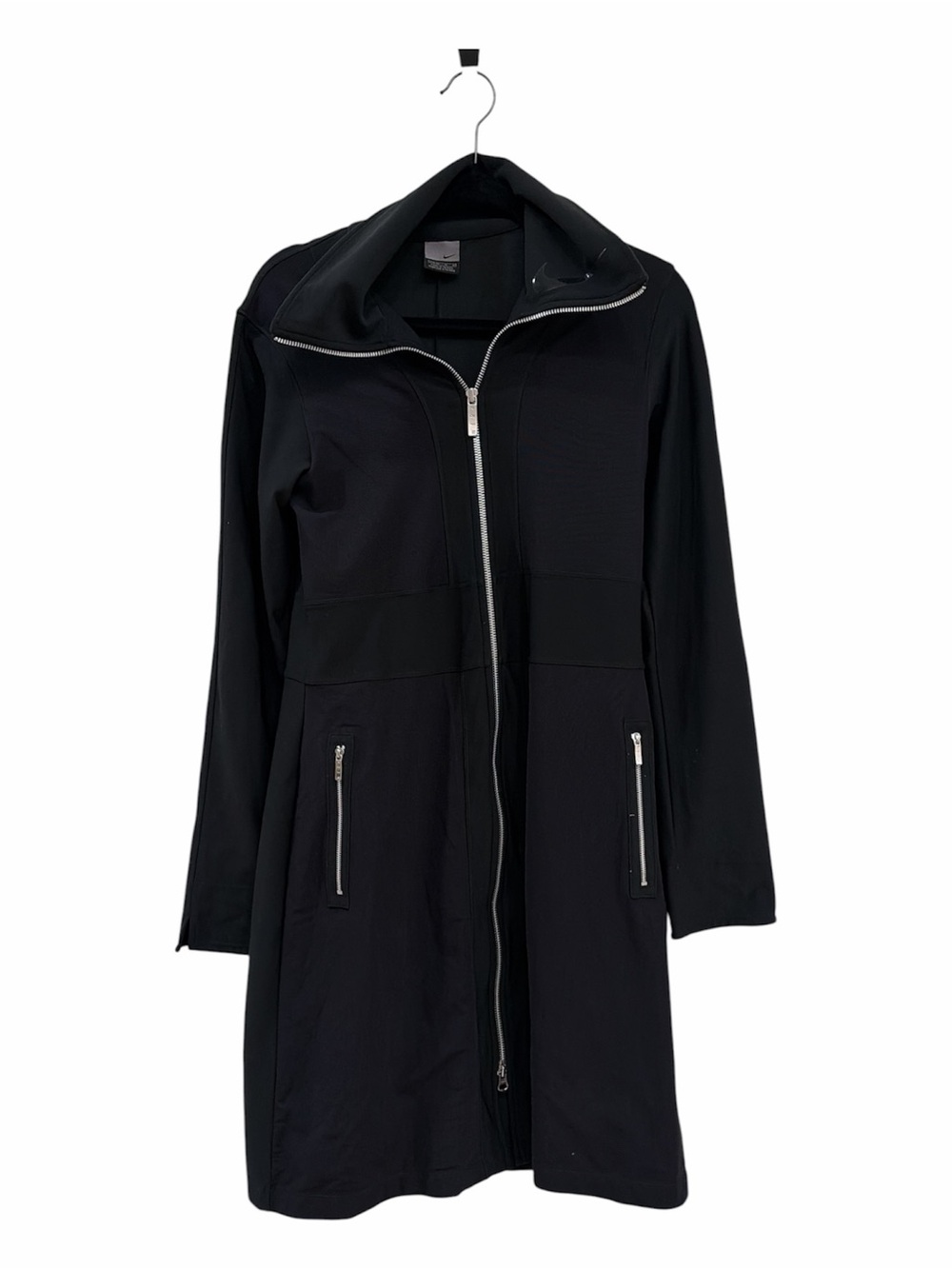 Vintage Nike Black Zipper Dress Jacket